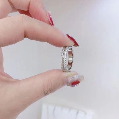 Buy Flower Cut 925 Sterling Silver Gemstone Rings High Carbon Diamond For Men online manufacture