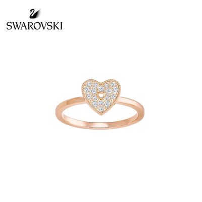 Buy New in 925 Sterling Silver Elevated Red Heart With Colorful Crystal Women's Ring Fit swarvoski 925 Original Bracelets online manufacture