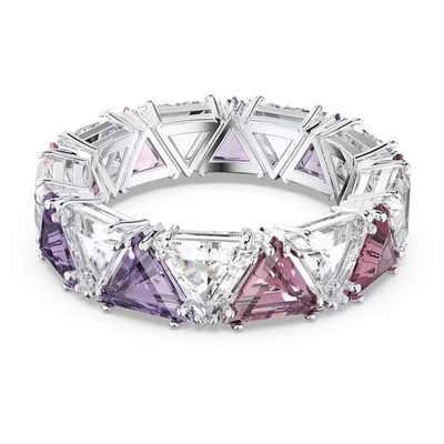 kupować Vintage Geometry Triangle Diament Sterling Srebro CZ Pierścienie S925 online manufacture