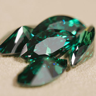 Buen precio Primario Verde VVS1 Moissanita suelta Piedra Marquesa Brillante Corte 1 Ct en línea
