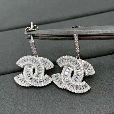 Bom preço Hoop Geométrico Huggie 925 Sterling Silver Diamond Cubic Zirconia on-line