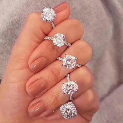 Bon prix Une bague de fiançailles en argent 925 pouce réglable en ligne