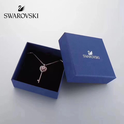 Bon prix 18K or de marque de bijoux d'argent cœur verrouilleur collier porte-clés pendentif en ligne