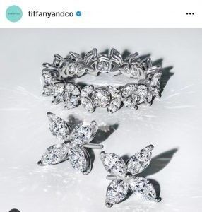 Good price Crystal Flower Cubic Zirconia CZ Eternity Band Sterling Silver ODM online